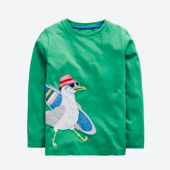 Mini Boden seagull T-shirt - Picture 1 of 4